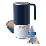 BÉABA, Milk Prep, Préparateur de Biberons et Boissons Lactées, Chauffe Rapide, Lait en Poudre, Lait Maternel, Lait de Croissance, Chocolat au Lait - Pour Bébé et Enfants, Bleu