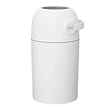 Chicco Poubelle à Couches, Contrôle des odeurs, élimination des couches, poubelle compacte et peu encombrante, pas de frais de recharge, pas besoin de recharges, utilisation de sacs normaux, blanc