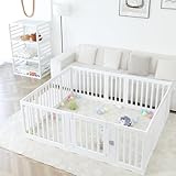 Gupamiga Parc Bébé Modulable 150 x 180 cm, Enfant, de Jeux, Blanc