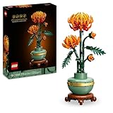 LEGO Botanicals Le Chrysanthème - Décoration avec Fleurs artificielles - Set de Construction pour Adulte - Activité relaxante et créative pour Amoureux des Plantes - Cadeau pour Femme ou Homme 10368