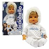 Cicciobello, Bonhomme de Neige, Poupon 42 cm, Corps Souple, Tenue Hiver, pleure sans sa tétine, 1 tétine, Jouet pour Enfants dès 2 Ans, CCBB1