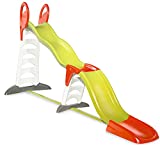 Smoby - Toboggan Super Megagliss 2 en 1 - Glisse de 1m70 et 3m60 - Jeu Plein Air Enfant - Dès 2 Ans - 310260