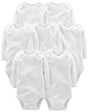 Simple Joys by Carter's Bébé fille 7-pack, Bodysuit Manches longues, blanc, Taille 18 mois