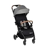 Bebeconfort Sunlite, poussette canne compacte, 0 à 4 ans (22 kg max.), légère (7,2 kg), position allongée, poussette compacte, inclinable d’une main, grand panier de rangement (5 kg), Tinted Grey