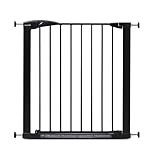 Munchkin Barrière de Sécurité Maxi Secure pour Tout-Petit & Bébé | Instal Facile | Barrière de Sécurité pour Escaliers & Portes | Extensible jusqu'à 117 cm avec Extensions Achetées Séparément | Noir