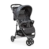 hauck Poussette Compacte 3 Roues Citi Neo II, dès Naissance jusqu'à 22 kg, Pliable à 1 Main, Inclinable, Légère 7,3 kg, Porte-Gobelet, Grand Panier 3 kg, Noir
