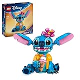 LEGO ǀ Disney Stitch - Jouet de Construction & Décoration - Figurine à Exposer avec Cornet de Glace & Fleur - Idée Cadeau pour Fille ou Garçon dès 9 Ans et Fans du Film Lilo & Stitch 43249