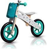 Draisienne Runner STARS vélo vert en bois sans pédales écologique apprentissage