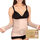 KeaBabies Bande de soutien du ventre 3 en 1 pour le post-partum - Ceinture ventrale pour postnatale - Maternité - Gaines pour femmes body shaper - Shapewear de taille de bandit de ventre