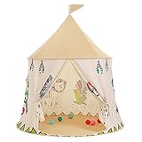 Tente de Jeu pour Enfants,Tente Pop-up,Spielzelt für Kinder, Pop-up Kinderspielzelt, Tipi, Prinzessin Prinz Schlosszelt, Certifiée par EN71