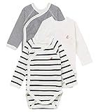 Petit Bateau Mixte Bébé 5421900 Baby And Toddler Underwear Set, Blanc Et BlEU, 6 Mois