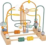 Small Foot Circuit de motricité Safari en Bois, 3 Boucles, Jouet de motricité pour Enfants, dès 12 Mois, 11956